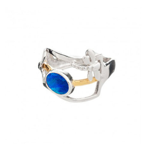 Small Dragonfly Ring in various gemstones